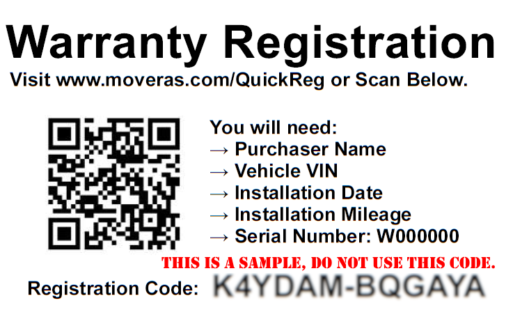 Registration And Warranty